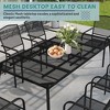 Mondawe 78.7"×39.4" Oversized Steel Mesh Patio Table For Outdoor,Breathable and Easy-Clean Dining Table - 4 of 4