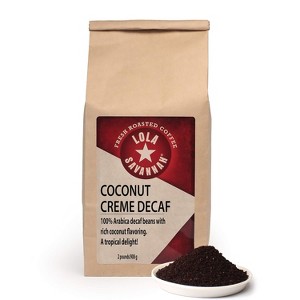 Lola Savannah Coconut Crème Ground Decaf Coffee - 32oz - 1 of 4