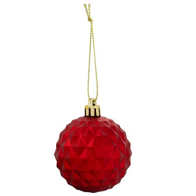 Winter Wonderland Red Green White Shatterproof Plastic Christmas Ornaments Set