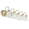 Livex Lighting Riviera 5 - Light Vanity in  Polished Brass - 4 of 4