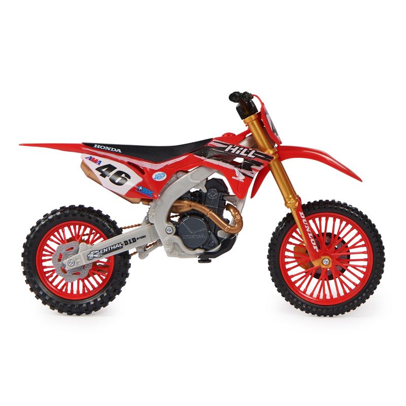 AMA Supercross Championship Justin Hill Motorcycle 1:10 Scale, 5 of 7