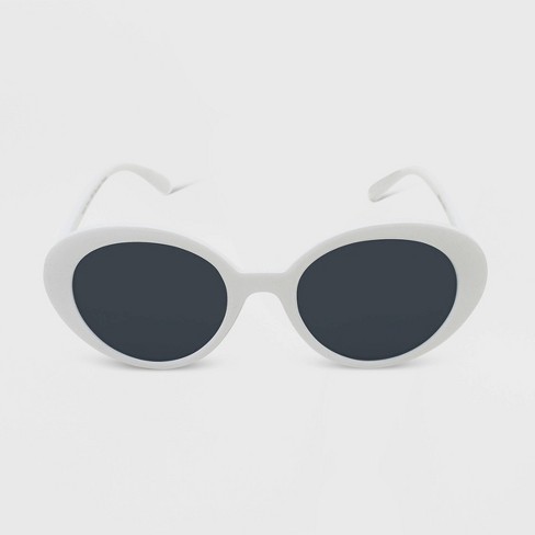 White plastic store sunglasses cheap