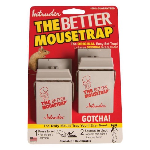 Intruder The Better Mousetrap Small Snap Trap For Mice 2 Pk : Target