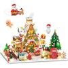 INSOON Gingerbread House Building Set 1760PC Advent Calendar Christmas Countdown Kit for Adults & Kids Ages 10+ - 2 of 3
