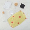 Unique Bargains Quilted Stripe Strawberry Square Makeup BaG 1 Pc - 4 of 4