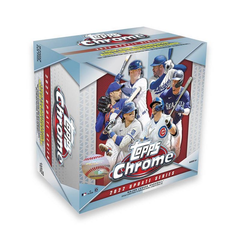 2022 Topps MLB Chrome Updates Baseball Trading Card Mega Box, 1 of 6