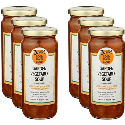 Zoup Good Really Good Garden Vegetable Soup - Case of 6 - 16 oz
