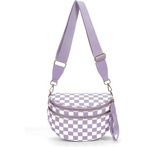 FATMOON Women's Nylon Fanny Pack - A Chic and Versatile Crossbody Bum Bag in Khaki for Street Style Enthusiasts - 1 of 4