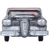 1958 Edsel Citation Silver Gray Metallic with Ember Red Top and Red Interior 1/87 (HO) Scale Diecast Model Car by Oxford Diecast - 3 of 4