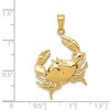 Black Bow Jewelry 14k Yellow Gold Stone Crab Pendant - 4 of 4
