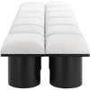 Meridian Furniture,Pavilion Boucle Fabric Bench - 3 of 4