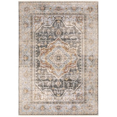 Oriental Weavers Maharaja 1803X Grey/ Blue Indoor Area Rug - 5'3" x 7'6"