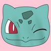 Girl's Pokemon Bulbasaur Wink Face T-Shirt - 2 of 4
