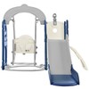 VYNXARIA 5 - in - 1 Blue - Hued Self - Standing Toddler Climbing Slide & Swing Set with Telescope - 3 of 4