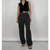 Women's Velvet Boxy Cropped Vest - Et Clet - 4 of 4