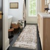 COZONY Washable Abstract Area Rug with Non-Slip Backing, Foldable Distressed Low Pile Carpet for Living Room and Bedroom - 3 of 4