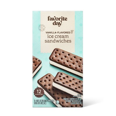 Vanilla Ice Cream Sandwiches - 12pk/42 fl oz - Favorite Day™