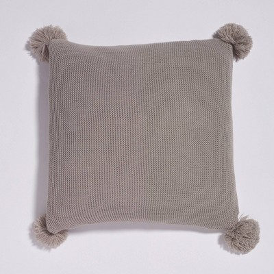 sweater knit throw pillow