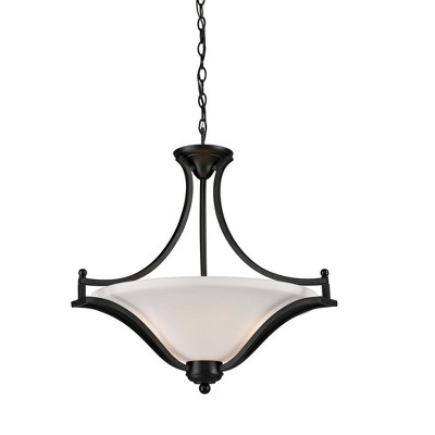 Z-Lite Lagoon 3 - Light Pendant in  Matte Black