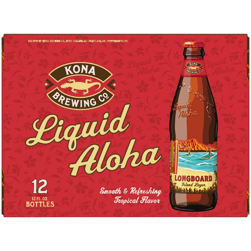 Kona Longboard Island Lager Beer - 12pk/12 fl oz Bottles, 6 of 10