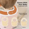 KeaBabies 8pk Organic Baby Bibs for Boy, Baby Drool Bib for Baby Boys and Girls, Newborn Teething Bibs - 4 of 4