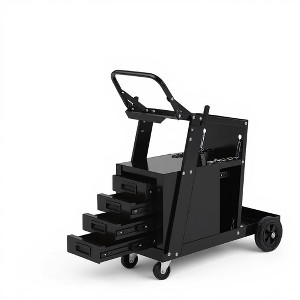 Welding Cart, 220 lbs Welder Cart with Wheels, 3-Tier Welding Carts for TIG MIG Welder and Plasma Cutter - 1 of 4
