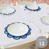 Big Dot of Happiness Navy Stripes - Simple Party Round Table Decorations - Paper Chargers - Place Setting For 12 - 2 of 4