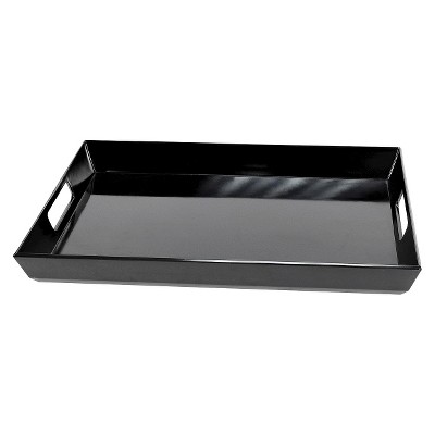 Melamine Handled Serve Tray 13.5 x19  - Black (Large) - Room Essentials™