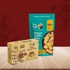 Shastha Sweet Karam Coffee Combo A - Special Madras Mixture , Chikki Bar , Pepper Murukku , Ghee Mysore Pak , Filter Coffee Mysore Pak - Pack of 5 - 4 of 4