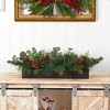 Nearly Natural 30-in Evergreen Pine and Pine Cone Artificial Christmas Centerpiece Arrangement - 4 of 4
