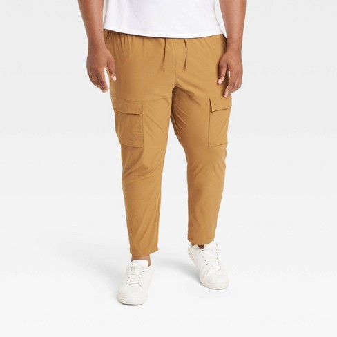 Women's Stretch Woven Tapered Cargo Pants - All In Motion™ : Target