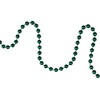 Northlight Shiny Metallic Faceted Beaded Christmas Garland - 15' x .25" - Green - 2 of 3