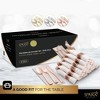 SparkSettings Plastic Silverware, 50 Pre Rolled Napkin and Cutlery Set - 2 of 4