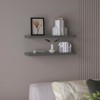 FONTOI 2PCS Wide Storage Shelf Wall Mounted, Floating Shelf, Book Shelves for Living Room Bathroom, Wall Decor, Gray, 31.5"*1.5"*9.8" - 2 of 4