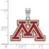 Black Bow Jewelry Sterling Silver Minnesota Golden Gophers NCAA Medium Pendant - 2 of 3