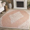 Milos MLO102 Power Loomed Indoor/Outdoor Area Rug - Rust/Ivory - 8'x10'- Safavieh - 2 of 4