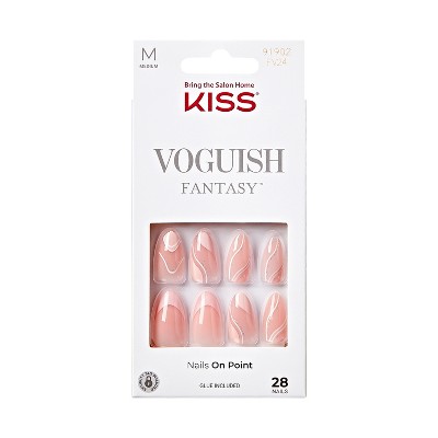 Kiss Products Voguish Fantasy Fake Nails - Underwater - 31ct : Target