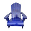 Whisen Adirondack Chair, Populus Hardwood, Sturdy & Comfortable, Easy Assembly for Patio/Garden - 3 of 4