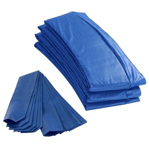 Upper Bounce Trampoline Appearance Replacement Set, Rectangular Safety Pad with pole Sleeve Protectors - Blue - 1 of 1