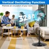 Tangkula 18" High Velocity Pedestal Fan w/3 Speeds 360 Degree Tilt & Adjustable Heigh for Home - 4 of 4