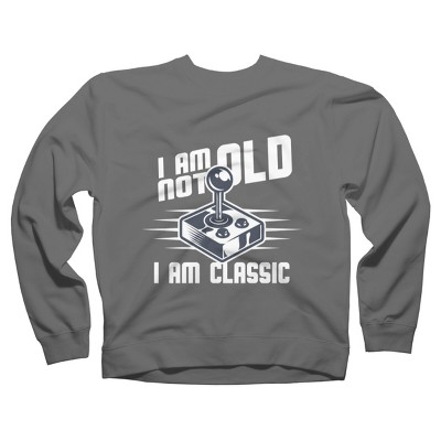 Adult Design By Humans I Am not Old I am Classic By nerdycorner Sweatshirt