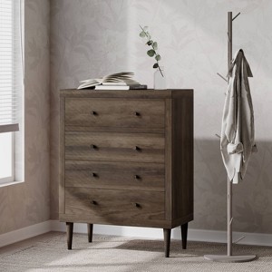 Christopher Knight Home Nystrom Mid-Century Modern 4 Drawer Dresser - 1 of 4