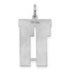 Black Bow Jewelry Sterling Silver, Jersey Collection, Large Number 11 Pendant - 3 of 4