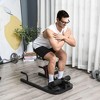 NAYSAYE Exercise Trainer 3 in 1 Sissy Squat Machine for Full Body Home Workout, Black, 19.80"*38.30"*22.50" - 2 of 4