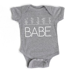 The Juniper Shop Babe Flowers Baby Bodysuit - 1 of 2