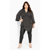 Women's Plus Size Jemma Top - black |   CITY CHIC - image 2 of 4