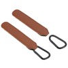 Unique Bargains PU Leather Strap Multipurpose Sturdy Bag Hooks and Hangers 2 Pcs - 4 of 4