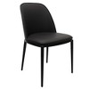 LeisureMod Ravenna 6-Piece Dining Set - 63" Rectangular MDF Wood Dining Table, 5 Leather Dining Chairs - 3 of 4