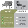 Crestlive Products Outdoor Loveseat 2 Seater , All-Weather Boho Rattan Outdoor Couch with Soft Cushion for Balcony, Poolside, Backyard, Porch - 4 of 4