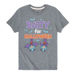 Boys' - Dr. Seuss - Batty For Halloween Thing 1 and Thing 2 Short Sleeve Graphic T-Shirt - 1 of 4